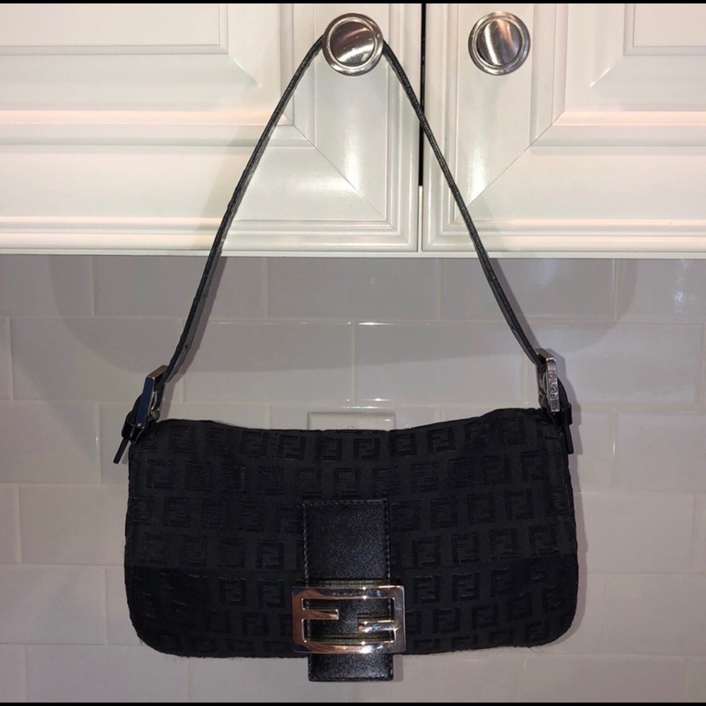 Fendi Baguette Zucca Bag